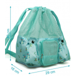 Kiokids Αδιάβροχη Τσάντα Παραλίας Κροκόδειλοι Μέντα 10L 3803