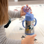Kiokids Παγούρι Θερμός Με Λαβές Space Rocket 280ml.6+Μ 5053