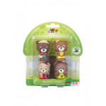 Klorofil Οικογένεια "Browny" 4τμχ. 700300F Klorofil Οικογένεια "Browny" 4τμχ. 700300F