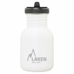 Laken Θερμός Basic Steel Flow 350ml White BSF35BL