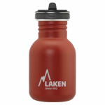 Laken Θερμός Basic Steel Flow 350ml Red BSF35RO