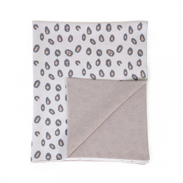 CHILDHOME Κουβέρτα Πλεκτή 85*70 cm Leopard BR74604