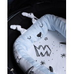 Minene Πολυχρηστικό Μαξιλάρι Light Blue Mini Snuggly Snake 105εκ. 19303003130OS