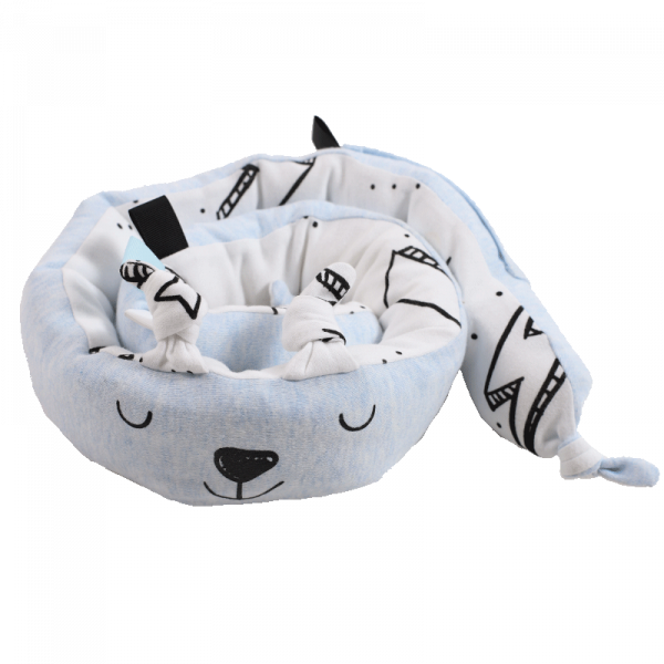 Minene Πολυχρηστικό Μαξιλάρι Light Blue Mini Snuggly Snake 105εκ. 19303003130OS