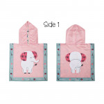 FlapJackKids Baby Πόντσο Διπλής Όψης UPF50+ Elephant FJKCU559B