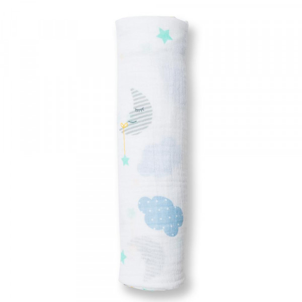 Lulujo Μουσελίνα Dreamland Swaddling Blanket LJ035