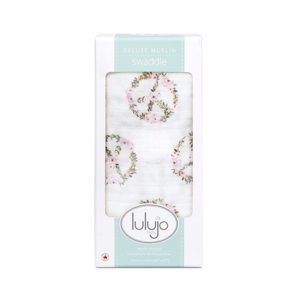 Lulujo Μουσελίνα Bamboo Peace Swaddling Blanket LJ154