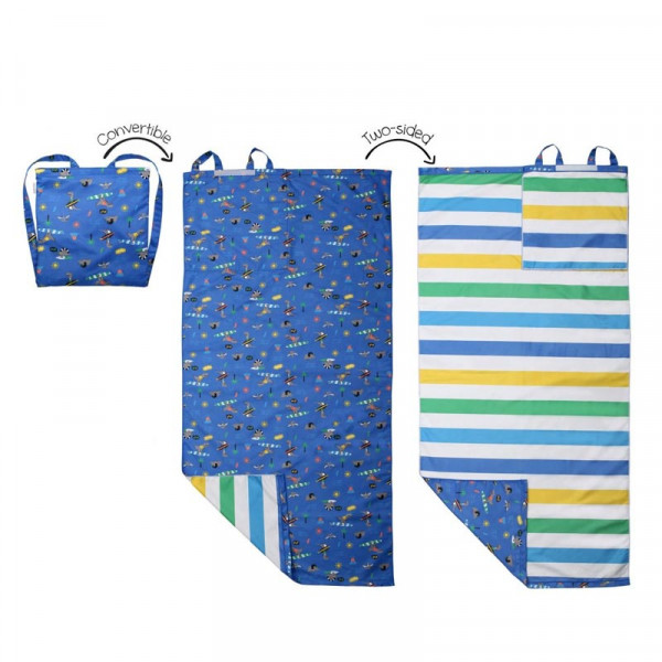 FlapJackKids Πετσέτα Παραλίας Backpack – Dino FJKTB573