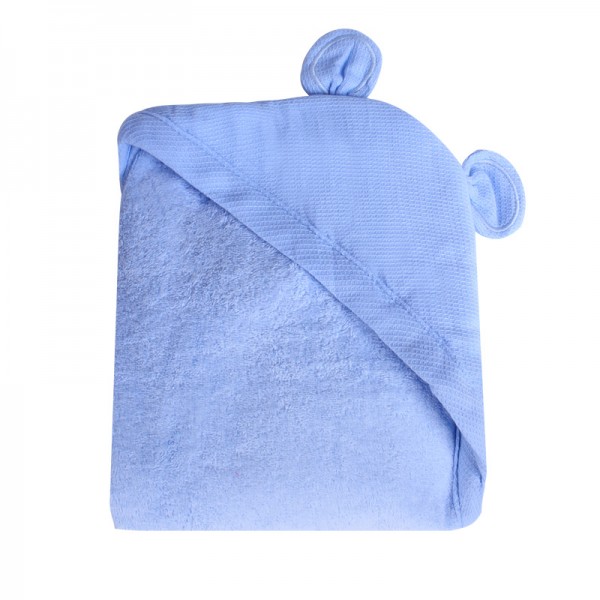Minene Πετσέτα με κουκούλα για νεογέννητο Σιέλ Αρκουδάκι MN300002