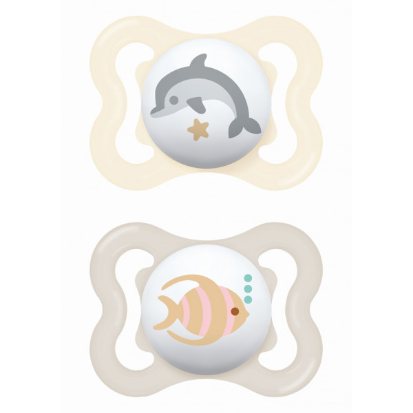 MAM Πιπίλα Air Σιλικόνης 2-6m Κρεμ 120SUc