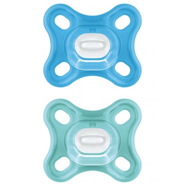 MAM Πιπίλα Σιλικόνης Comfort 0-2m Μπλε 126SB