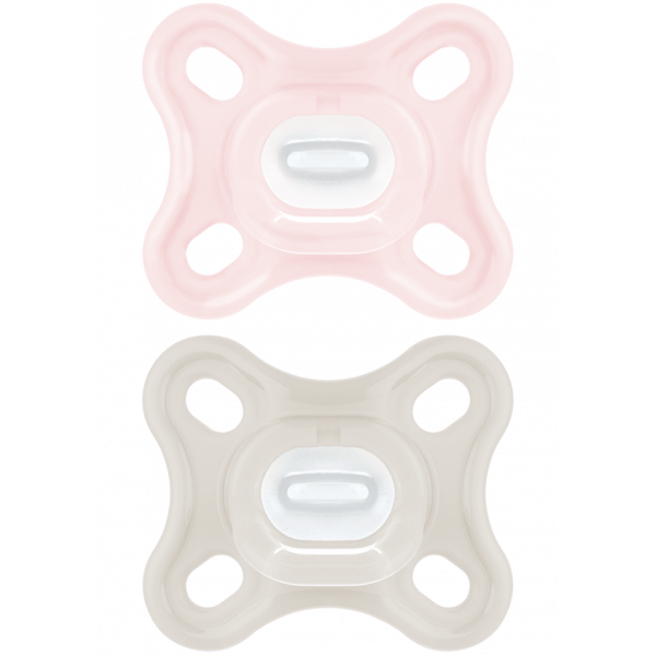 MAM Πιπίλα Σιλικόνης Comfort 0-3 μηνών Ροζ 126SG