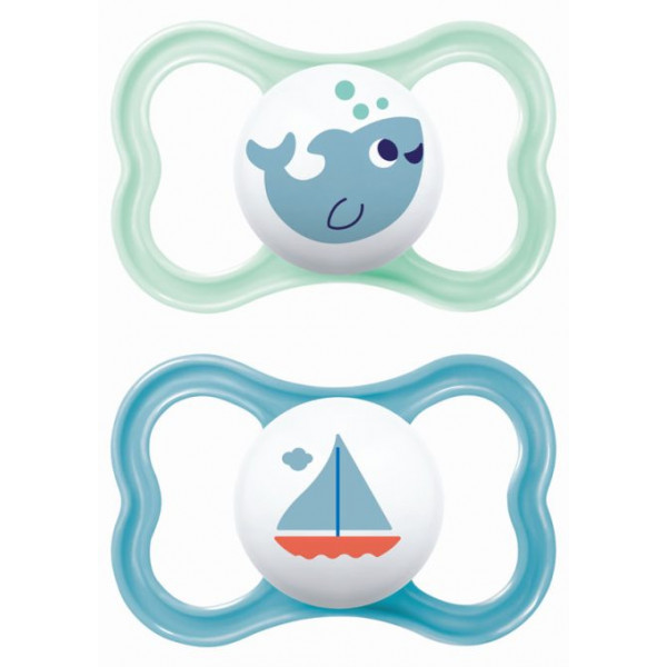 MAM Πιπίλα Air Σιλικόνης 16+ μηνών Γαλάζιο 275SBc