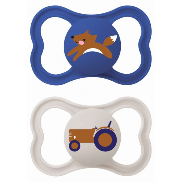 MAM Πιπίλα Supreme Σιλικόνης 16+ μηνών Μπλε 295SBc