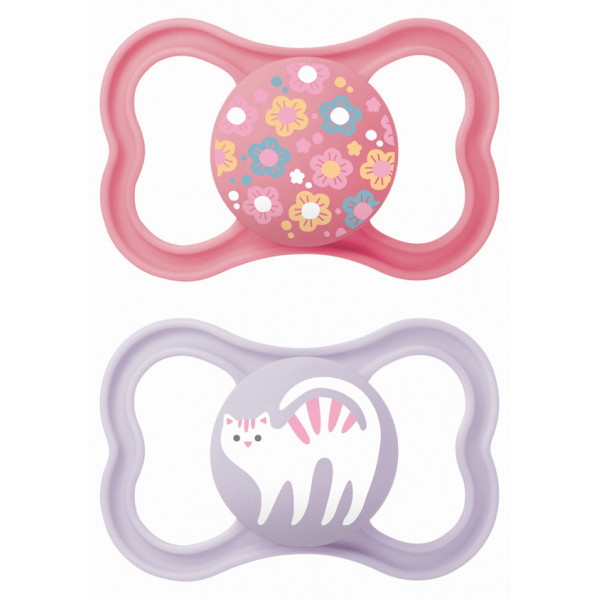 MAM Πιπίλα Supreme Σιλικόνης 16+ μηνών Ροζ  295SGc