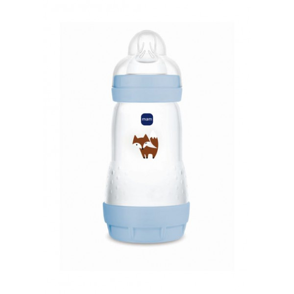 MAM Μπιμπερό Easy Start™ Anti-Colic 260ml Γαλάζιο Αλεπού 351SBc