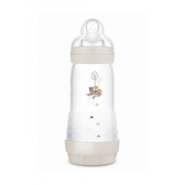 MAM Μπιμπερό Easy Start™ Anti-Colic 320ml Γκρί 4+m 356SUc