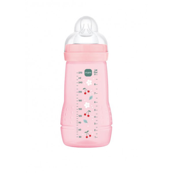 MAM Μπιμπερό Easy Active™ Baby Bottle 270ml 2m+ Ροζ 360SGc