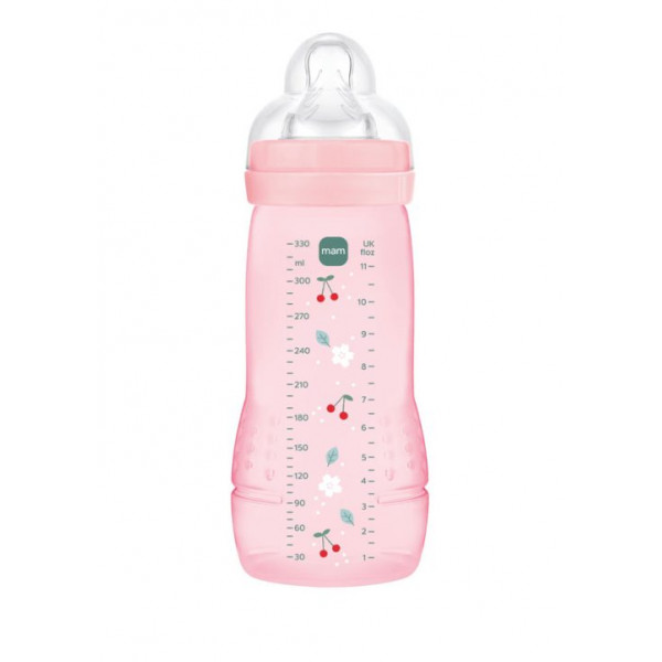 MAM Μπιμπερό Easy Active™ Baby Bottle 330ml 4m+ Ροζ  361SGc