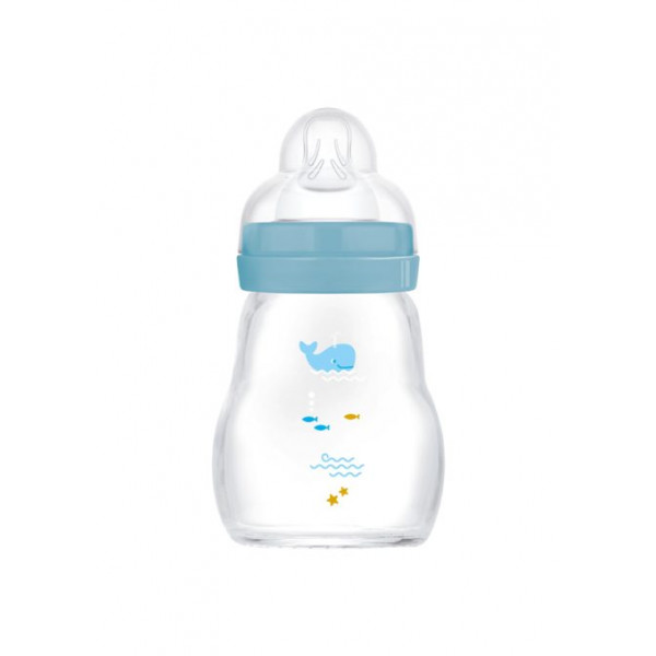 MAM Μπιμπερό Γυάλινο Feel Good 0m+ 170ml  370SBc