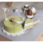 MICKI Ξύλινη Τούρτα με δισκο και σπάτουλα MCK10225000 MICKI Ξύλινη Τούρτα με δισκο και σπάτουλα MCK10225000