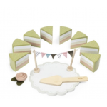 MICKI Ξύλινη Τούρτα με δισκο και σπάτουλα MCK10225000 MICKI Ξύλινη Τούρτα με δισκο και σπάτουλα MCK10225000