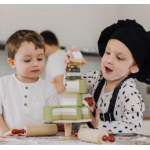 MICKI Ξύλινη Τούρτα με δισκο και σπάτουλα MCK10225000 MICKI Ξύλινη Τούρτα με δισκο και σπάτουλα MCK10225000