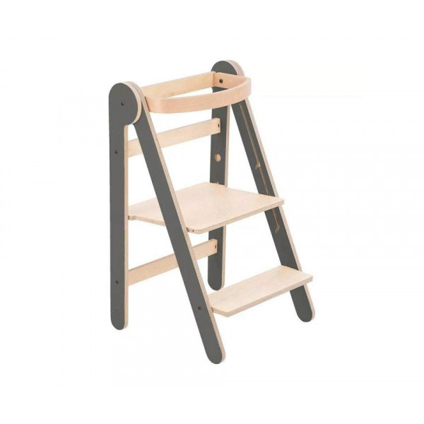 Mamatoyz Αναδιπλούμενος πύργος εκμάθησης Fold Natural Grey 8683723300842