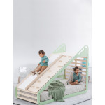 Mamatoyz Κρεβάτι Montessori Sleepy Mint 90×200 cm 8683723301214