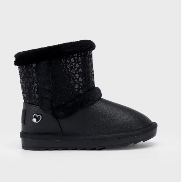 Mayoral Αυστραλιανές μπότες φόδρα γου Μαύρο μεταλλικό 15-44575-071