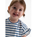 Mayoral Μπλούζα κοντομάνικη σταμπωτή Πορσελάνη 26-01082-015