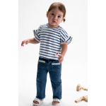 Mayoral Μπλούζα κοντομάνικη σταμπωτή Πορσελάνη 26-01082-015