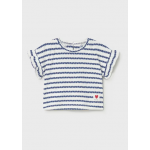 Mayoral Μπλούζα κοντομάνικη σταμπωτή Πορσελάνη 26-01082-015