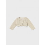 Mayoral Ζακέτα μπολερό πλεκτή σαμπάνια 15-00307-076 Mayoral Ζακέτα μπολερό πλεκτή σαμπάνια 15-00307-076