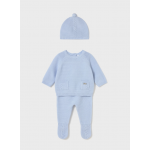 Mayoral Σετ φορμα με καπελο πλεκτο σιέλ 15-02564-010 Mayoral Σετ φορμα με καπελο πλεκτο σιέλ 15-02564-010