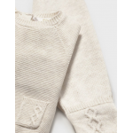 Mayoral Σετ φορμα με καπελο πλεκτο Άσπρο 15-02564-011 Mayoral Σετ φορμα με καπελο πλεκτο Άσπρο 15-02564-011