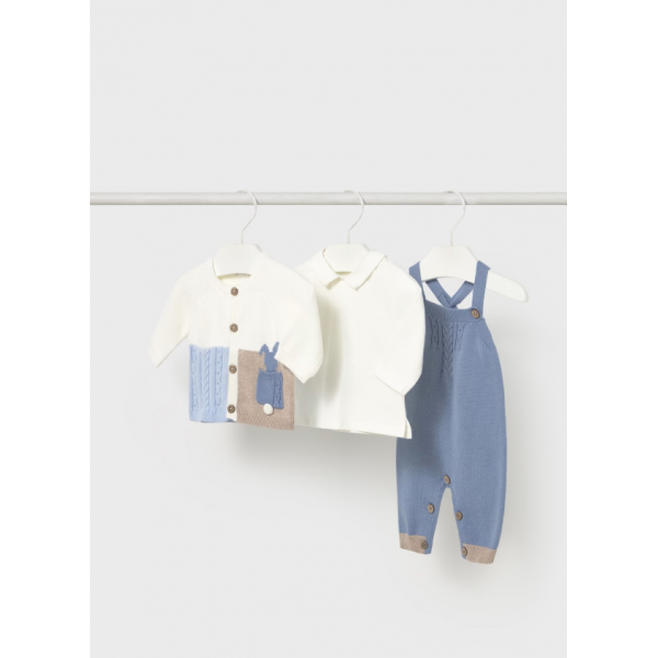 Mayoral Σετ σαλοπετα σταμπωτη σιέλ 15-02617-024