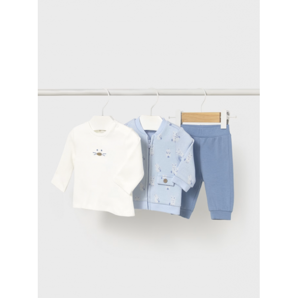 Mayoral Φορμα 3 τεμαχια μπλουζα σιελ 15-02622-025