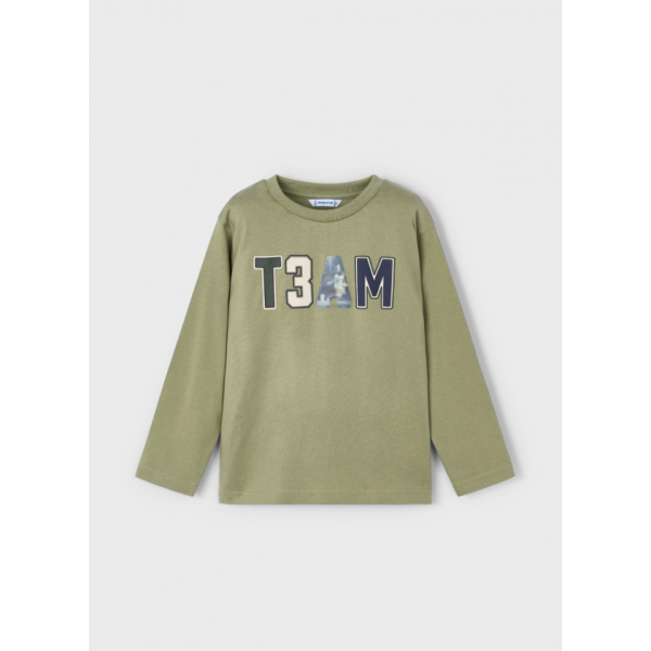 Mayoral Μπλουζα μακρυμανικ ημιβασικο φυστικί 15-04077-082