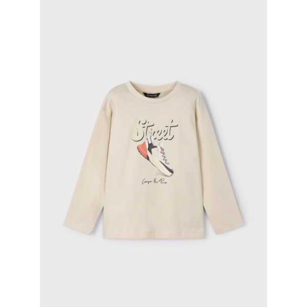 Mayoral Μπλουζα μακρυμανικη μπεζ 15-04079-056