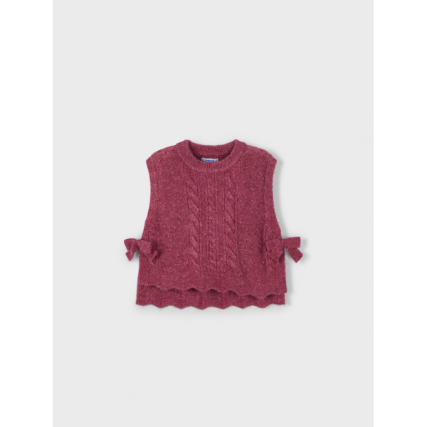 Mayoral Γιλεκο πλεκτο κερασί μειξη 15-04314-023