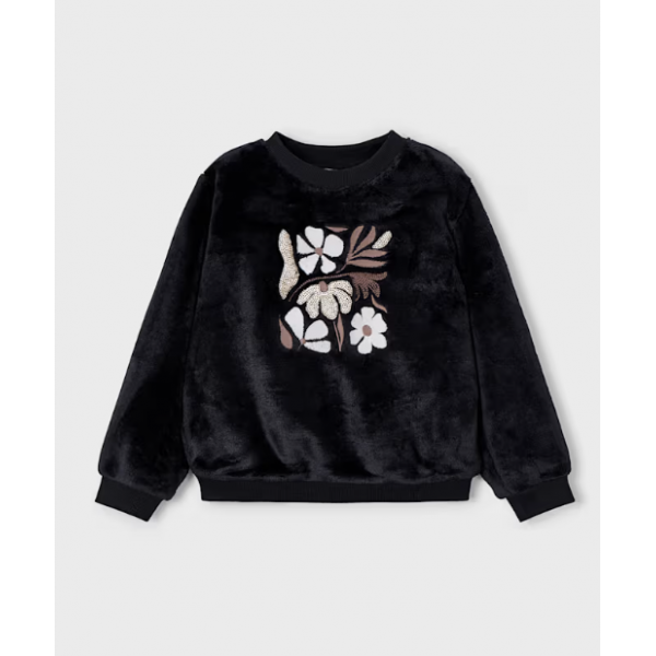 Mayoral Πουλοβερ γουνινο Μαύρο 15-04432-021