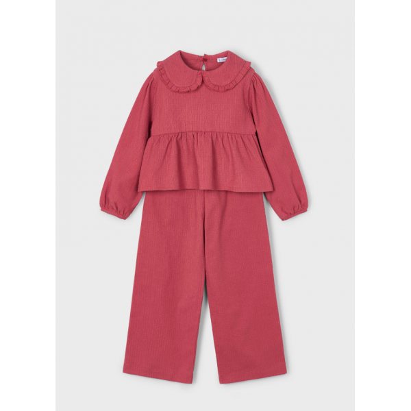 Mayoral Σετ παντελονι μακρυ κόκκινο 15-04581-082