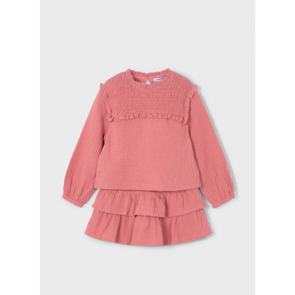 Mayoral Σετ φουστα μπλούζα σιέννα 15-04933-072