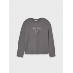 Mayoral Μπλουζα μακρυμανικη oversize ανθρακί 15-07025-027 Mayoral Μπλουζα μακρυμανικη oversize ανθρακί 15-07025-027