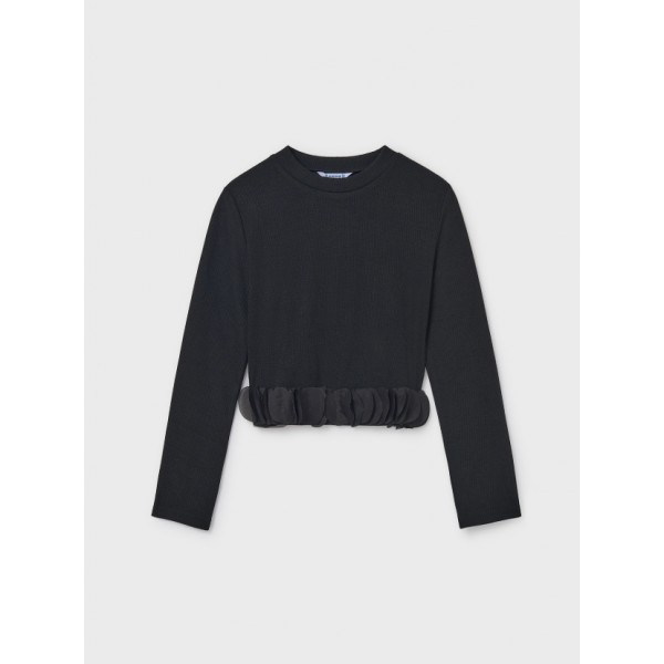 Mayoral Τοπ μακρυμάνικο μαύρο 15-07030-032