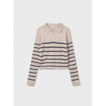 Mayoral Μπλουζα Πόλο μακρυμάνικο μπεζ σκούρο 15-07195-046