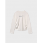 Mayoral Μπλούζα Φούτερ μακρυμ κρεμ 15-07423-019