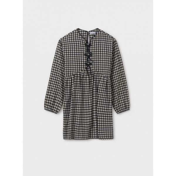 Mayoral Φορεμα πλισε σταμπωτο στάμπα καρό 15-07916-046