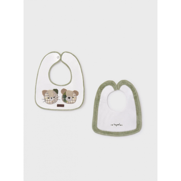 Mayoral Σετ 2 σαλιαρες πράσινο σκούρο 15-09950-043